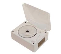 Oiqippnbv Reproductor de CD retro recargable, compatible con CD BT USB de 3,5 mm, AUX, reproductor de CD portátil, compatible con Bluetooth 5.0, reproductor de música para el hogar B