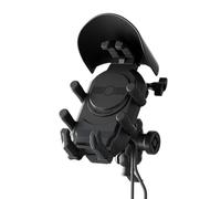 Oiqippnbv Soporte para manillar de 15 W, carga inalámbrica, a prueba de golpes, soporte para teléfono celular, antirrobo, resistente al agua