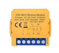 Oiqippnbv Tuya - Módulo de atenuación inteligente WiFi de 1 canal, luces LED, interruptor regulable, atenuación continua + control de voz