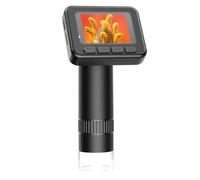Oiqippnbv W2 Microscopio digital portátil USB de alta definición, lupa de mano con identificación de pantalla, 1000X, fácil de usar