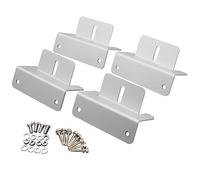 Oiqippnbv ZJ-10 - Soporte para panel solar en Z, kit de soporte para techo de caravana, soporte de panel de pared, fácil de usar