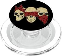 Oír Ver No Hablar Cabezas de Calavera malvadas PopSockets PopGrip para MagSafe