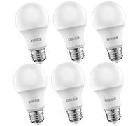OIRES - Bombilla LED equivalente a 60 W, 800 lúmenes, forma A19, 5000 K, luz diurna no regulable, certificación UL, 9 W, base E26, adecuada para su uso en accesorios cerrados y lugares húmedos