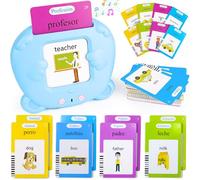 OIRLVCE Tarjetas Flash Parlantes Español, Tarjetas Didácticas 2 3 4 5 6 años, Juegos Educativos Montessori Juguetes de Aprendizaje 112 Hojas 224 Palabras