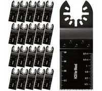 OIS Multitool Juego de 20 hojas de sierra de inmersión - HCS acero al carbono corte de precisión madera PVC plástico | apto para Bosch Makita Fein Dewalt Einhell etc. | 40 mm de profundidad de corte