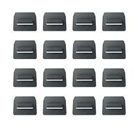 Oisinlas 16 PCS Sunshade Clips Roof Shade Clips for Sunroof Compatible with Tesla Model 3 Model Y Roof Sun Shade Heat Shield Installation Accessories(Black, Model 3)