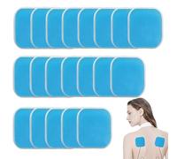 OISJHW Heat Gel-Pads, 20 Piezas Almohadilla de Gel Gel Pads Electroestimulador Almohadillas de Gel para Electroestimulador Muscular Entrenamiento