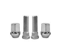 Oispyer Juego de tuercas cromadas M14x1.5 para rueda compatible con Land Rover Range Rover Evoque/Velar LR2 Discovery Sport Jaguar F-Pace E-Pace I-Pace LR001381 (4 piezas)