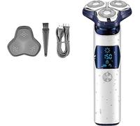 oiujhgCDS Afeitadoras eléctricas, Maquinilla de Afeitar Profesional, Recortadora Barba Recargable, Resistente al Agua, afeitadora eléctrica
