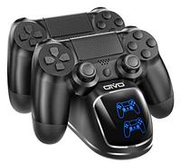 OIVO - Cargador para Mando PS4, estación de Carga con Mando PS 4 con Chip de Carga de 1,8 Horas, estación Mando Sony PlayStation 4/PS4/Pro/slim