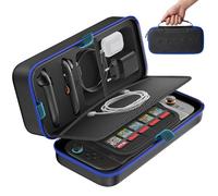 OIVO Funda Switch 2 para Nintendo Switch OLED/Original, Bolsa Switch para Joy-con 2 y Consola, Estuche Protectora de Transporte para Switch 2 para 26 Ranuras de Juego y Accesorios - Azul