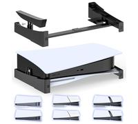 OIVO Soporte PS5/Slim/Pro Horizontal para Consola PlayStation 5, PS5 Suporte Horizontal, Soporte PS5 Acostado, Suporte Horizonta P5 con Tornillo, Accesorios PlayStation 5, Packs de Accesorios, Negro