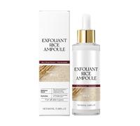 OIXEY 2 Piezas Peel Shot Glow Rice Ampolla Duo, 100 Ml Peel Shot Black Rice Arroz Blanco Y Negro Como Exfoliante, Apertura De Poros, Exfoliación Suave, Eliminador (B)