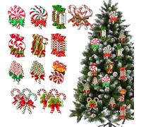 OIXEYA 24 Piezas Decoración en Espiral Navideña Navidad Candy Decoracion Techo Decoraciones de Navidad para Colgar Colgante Adornos Remolino Caramelo Fiesta