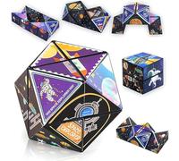 OIXEYA 2PCS Cubo Mágico Estrella, 3D Puzzle Cubes, Transformación Cubos, Magic Star Cubo, Cubo Infinito, Descompresión Creativo, Cubo Mágica Transformación para Niños y Adultos