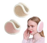 OIXEYA 2Pcs Invierno Orejeras Hombre Mujer, Orejeras Insonorizadas Cálidas y Resistentes al Viento, Orejera Diademas para Dormir, Estudiar, Trabajar, Tomar Siestas