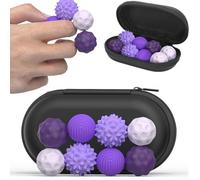 OIXEYA 8 Piezas Bolas Magnéticas Antiestrés De Silicona, Pelota Antiestres Magneticas Juguetes Sensoriales para Aliviar El Estrés, Silicona Bolas Magnéticas Anti-Estrés para Aliviar La Ansiedad