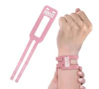 OIXEYA Muñequera Tunel Carpiano Ajustable para Tendinitis y Esguinces, Muñequera Deportiva Transpirable para Padel, Fitness y Gimnasio, Soporte Ergonómico de Muñeca para Alivio del Dolor, Rosa