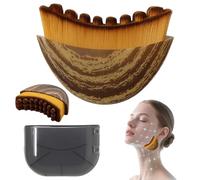 OIXYA Cepillo facial para drenaje linfático y contorno facial con cerdas suaves para cepillado en seco，drenaje linfatico-1pc