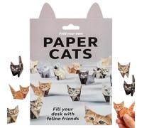 OIXYAZ Diy Cats origami paper,50 Pcs Diy Paper Cats Craft Kit,fun 3d Paper Dog & Cat & Dinosaur Models,Creative Origami Animal Kit,Fun Craft Activity for Adults & Kids,Gifts appropriate for kids(cat)