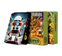 OIXYAZ Skifidol Italian Brainrot,Set de 60 Cartas coleccionables y 32 Pegatinas con Personajes únicos, niños, jóvenes, Fiestas y Eventos