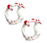 OIXYEY 2 piezas Nuevo estilo con manchas de sangre y colmillos de vampiro para niños a partir de 10 años, seguro y adecuado para niños, inocuo para los dientes, accesorio para fiestas de Halloween