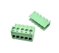 Oiyagai 10 Conjuntos de Bloques de Terminales de Tornillo de PCB Macho y Hembra de 5 Pines, Paso de 5.08mm (5P x 10 Pares)