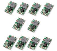 Oiyagai 10 Piezas de Módulo Convertidor Buck DC-DC Mini 360 para Aviones RC, Módulo MP2307 4,75V-23V a 1V-17V