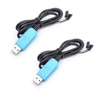 Oiyagai 2 Piezas de Cable de Depuración para Programación USB de Raspberry Pi, Cable USB a TTL Serial, Compatible con Windows XP/Vista/7/8/8,1