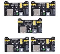 Oiyagai 5 Piezas de Módulo de Fuente de Alimentación para Protoboard 3,3V/5V para Placa Arduino
