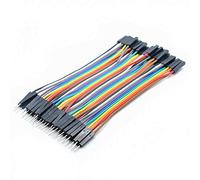 Oiyagai Línea Dupont 5 Conjuntos/200 Piezas 10cm/3,9in Macho a Hembra Cable Dupont para DIY Arduino Raspberry PI