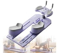 Oiyekntd Máquina de Entrenamiento para Gatear, estirador de Espalda Profesional, Entrenador de Columna para descompresión espinal y Alivio del Dolor Lumbar, Equipo de Entrenamiento de Cintura Purple