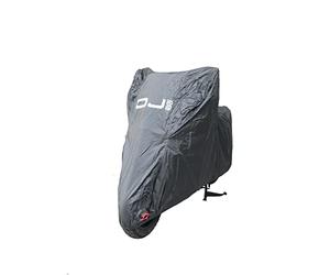 OJ JM02614 - Funda de Tela de poliéster para la Moto, Impermeable, con Costuras termoselladas, Color Negro, Talla XL