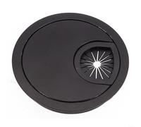 Ojal de cable de metal para escritorio, cubierta redonda de salida de alambre de 50 mm, 60 mm, 80 mm con tapa abatible giratoria, organizador de cables de mesa de aleación de zinc para oficina, hogar