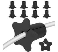 Ojal de pared | Cable de silicona que pasa a través de la pared - Cable de paso en forma de estrella para cine en casa, centro de entretenimiento, apartamento, sala de estar