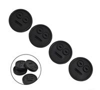 Ojal de Silicona para Sonda de Termómetro BBQ, para weber Smokey Mountain 14 18 22 Pulgadas, Junta al Calor para Ahumadores, Instalación Sin Taladro, Diámetro 1.25", Pack 4