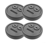 Ojal de sonda de silicona apto para alimentos para cocina Weber Smokey Mountain Cooker de 14, 18, 22 pulgadas, 1.65 pulgadas, diámetro total de 1.25 pulgadas (B)