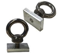 Ojal de sujeción para riel de kayak para sujetar tu cuerda elástica o cuerdas de hasta 0,5" - Kit de amarre de punto de anclaje para riel,kit de montaje con anclaje de liberación rápida,paquete de 2