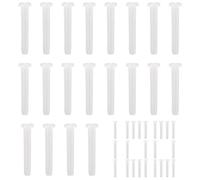 Ojal para Raqueta: Protectores De Cuerdas Que Reducen La Fricción, Ojales para Marco Resistentes A Impactos | 100 Piezas De Repuesto De Nailon para Raquetas De Bádminton, Piezas De Reparación De