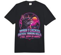 Ojalá careciera de Habilidades de Pensamiento crítico Gato Comfort Colors Adult Heavyweight T-Shirt