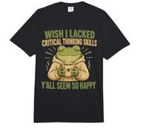Ojalá careciera de Habilidades de Pensamiento crítico Rana Comfort Colors Adult Heavyweight T-Shirt