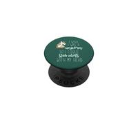 Ojala Fuera UN Unicornio para APAGARAR Idiots con MI Cabeza Meme PopSockets PopGrip Adhesivo