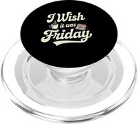Ojalá Fuera Viernes café TGIF Vibes de Fin de Semana PopSockets PopGrip para MagSafe