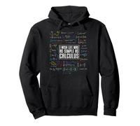 Ojalá la Vida Fuera Tan Simple como cálculo Álgebra de Profesor de matemáticas Sudadera con Capucha
