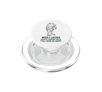 Ojalá me faltara el café de Rana de Pensamiento crítico PopSockets PopGrip para MagSafe