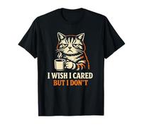 Ojalá me importara Pero no sarcástico Kitty Camiseta