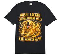 Ojalá no tuviera Habilidades de Pensamiento crítico Retriever Comfort Colors Adult Heavyweight T-Shirt