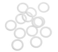Ojales de Cortina de Plástico Blancos 100 Piezas, Anillos Deslizantes