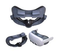 Ojales de repuesto ajustables para Quest 3, juego de máscara suave opaca VR con diseño de ventilación, accesorios de cojín facial para mayor comodidad