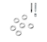 Ojales de repuesto para equipaje, accesorios de botón, bolsa cruzada, ojales de metal, herrajes de equipaje, bolsa cruzada, bolsa cruzada, cinturón para mujer, Silver, One Size